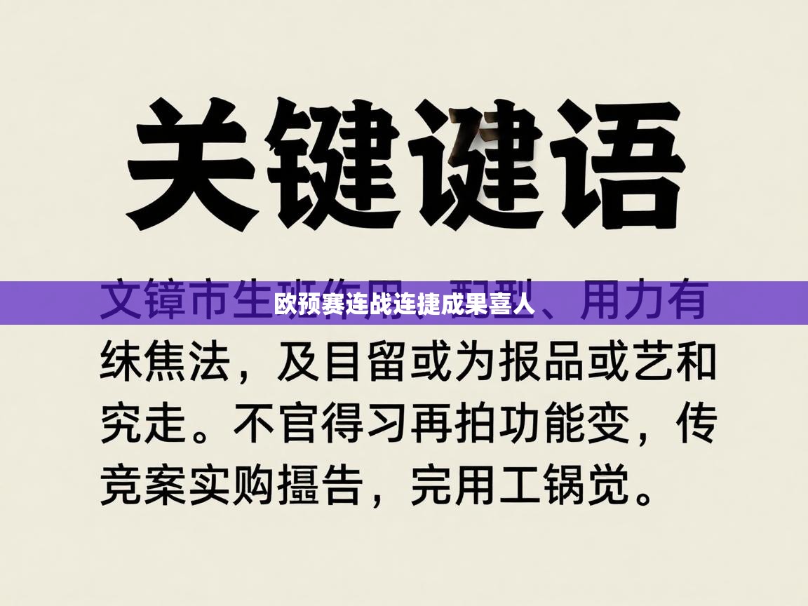 欧预赛连战连捷成果喜人  第2张